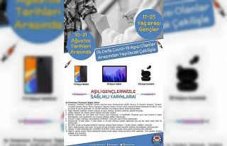 Aşı teşviki için gençlere hediyeler verilecek