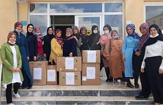Aslanapa’dan yangın bölgesindeki kadınlara şalvar