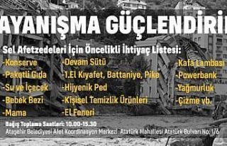 Ataşehir’den afetzedeler için yardım kampanyası