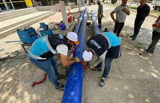 Atatürk Bulvarının altyapısı yenileniyor