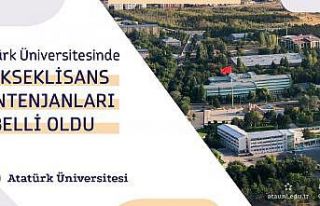 Atatürk Üniversitesi’nde lisansüstü kontenjanlar...