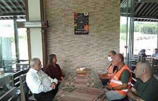 Ateş avcılarını Başkan Demirtaş karşıladı