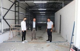 Atölye inşaatında sona yaklaşıldı