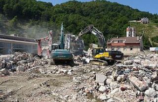 Ayancık’ta felaketin sanayi sitesindeki boyutu...