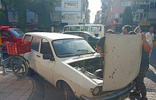 Aydın’da otomobil yangını panikletti