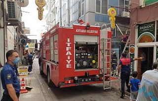 Baca yangını korkuttu