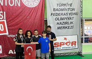 Badmintonda Kayseri’den 7 sporcu Türkiye’yi temsil...