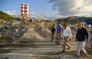 Bafra Mobil Beton Santrali üretime başlıyor