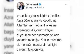 Bakan Yanık’tan Azra Gülendam Haytaoğlu açıklaması