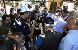 Bakanlar Soylu ve Kurum, Azdavay ilçesinde incelemelerde...