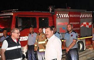 Balıkesir Büyükşehir, Milas ve Marmaris yangınlarında...