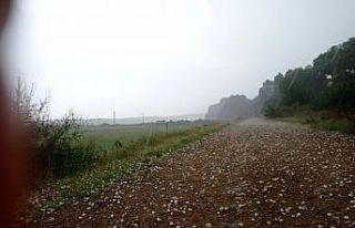 Balkanlardan gelen yağışlı hava dolu getirdi:...