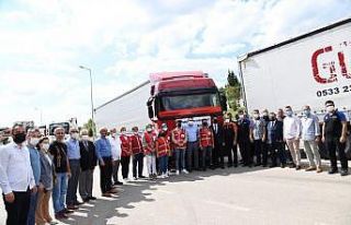 Başiskele’den sel bölgesine 6 tır yardım gönderildi