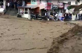 Başkale’yi sel vurdu