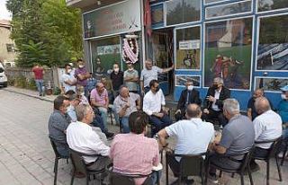 Başkan Bakkalcıoğlu aşure ikramına katıldı