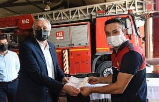 Başkan Bakkalcıoğlu’ndan itfaiye personeline...