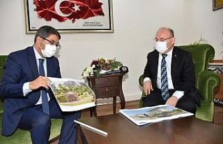 Başkan Çelik’ten Vali Karadeniz’e brifing