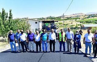 Başkan Çınar, asfalt serimi ve imar yolu açma...