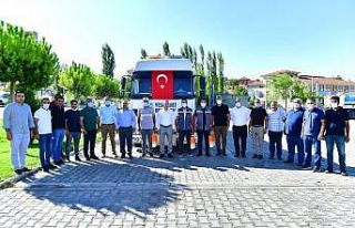 Başkan Çınar, ateş kahramanlarını ziyaret etti