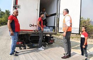 Başkan Esen yangın bölgesinde