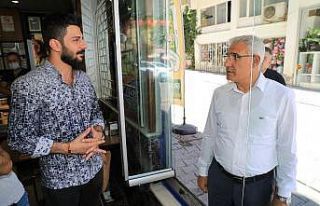 Başkan Güder, esnafların sorunlarını dinledi