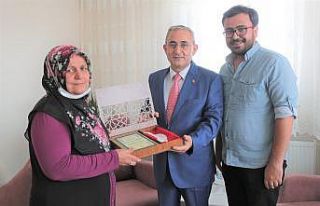 Başkan Işık’tan şehit ailesine ziyaret