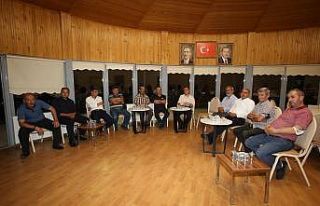 Başkan Özdoğan muhtarlarla bir araya geldi