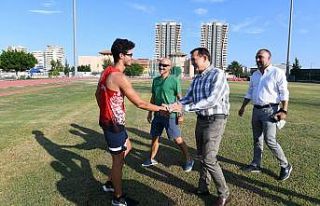 Başkan Özyiğit, Ersu Şaşma ile bir araya geldi