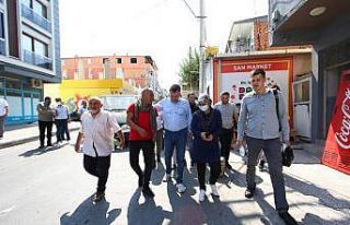 Başkan Sandal, Cengizhan ve Çiçek Mahallesi’ni...