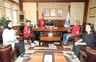 Başkan Şayir, başarılı sporcuları ağırladı