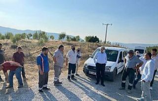 Başkan Yılmaz, Emet’te yol yapım çalışmalarını...