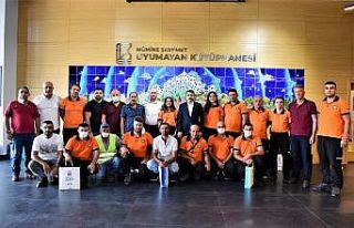 Başkan Yılmaz, kahramanları ağırladı