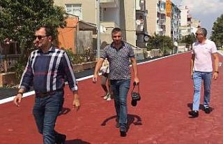 Baskı asfalt Altınova sahiline çok yakıştı