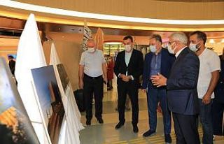 Battalgazi’de dereceye giren resimler sergilendi