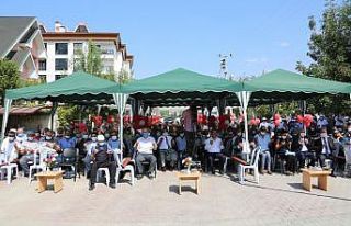 Belediye bütçesiyle yapılan ilk caminin temeli...