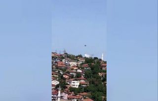 Beykoz’da korkutan orman yangını