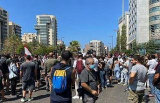 Beyrut’ta, Liman patlaması kurbanlarının aileleri...
