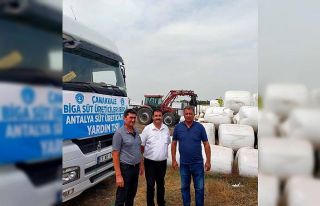 Biga Süt Birliği, afet bölgesine 2 tır yardım...