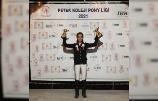 Binicilik kulübü sporcusunun birincilik başarısı