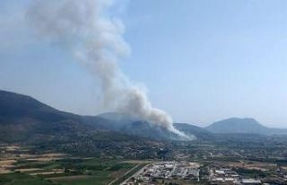 Bir yangın da Dalaman’da başladı