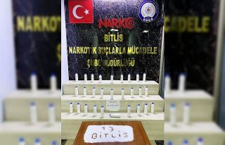Bitlis’te 9 kilo 681 gram Metanfetamin ele geçirildi