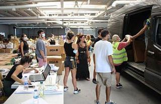 Bodrum’dan tüm Muğla’ya yardım seferberliği