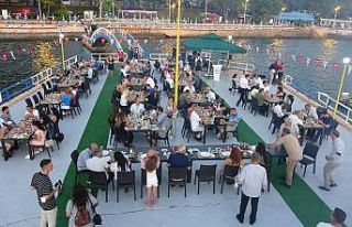 Bölgede görev yapan gazeteciler Ereğli gezisinde...