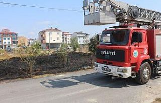 Boş arazide çıkan yangın kontrol altına alındı
