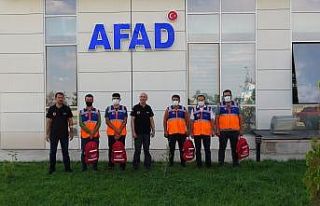 Bozkurt’taki sel felaketinde görev alan AFAD gönüllülerine...