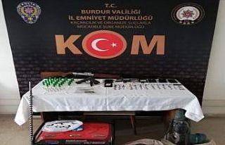 Burdur’da tarihi eser kaçakçılığı operasyonu