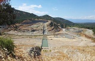 Burhaniye’de Reşitköy Barajı inşaatı hızlandı