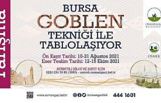 Bursa ‘goblen’ tekniğiyle tablolaşacak