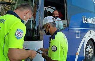 Bursa’da şehirler arası otobüs seferleri polis...