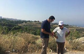 Büyükçekmece’de yangın tehlikesine karşı drone...